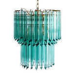Дизайнерская люстра Blue Lagoon glass бирюзовое стекло  варинант исполнения - 1 | Loft Concept в Тюмени