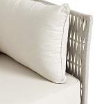 Диван садовый с плетеными ремешками и спинкой  Kleo варинант исполнения - 3 | Loft Concept в Тюмени