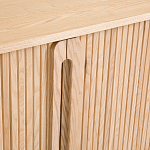 Длинный низкий буфет с 2-мя раздвижными дверцами Toinette Light Cupboard варинант исполнения - 12 | Loft Concept в Тюмени