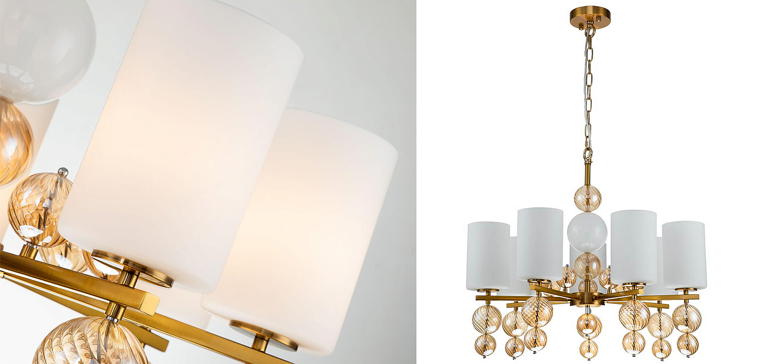 Люстра Blown Glass Balloons Chandelier 7 Люстра Blown Glass Balloons Chandelier 7 - Loft-Concept в Тюмени
