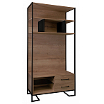 Стеллаж под TV в стиле лофт с открытыми полками и ящиками Urban Style Space варинант исполнения - 1 | Loft Concept в Тюмени