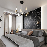 Настольная лампа с прозрачными плафонами из стекла Umbrella варинант исполнения - 5 | Loft Concept в Тюмени