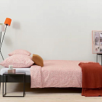 Постельное белье розового цвета с рисунком 150х200 см Blossom Essence варинант исполнения - 3 | Loft Concept в Тюмени