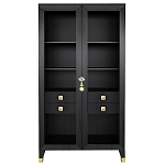 Дизайнерский шкаф витрина Elsa Dreams Black с 4-мя ящиками варинант исполнения - 1 | Loft Concept в Тюмени