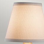 Бра со стеклянным шарообразным декором с пузырьками и бежевым абажуром Feiss варинант исполнения - 2 | Loft Concept в Тюмени