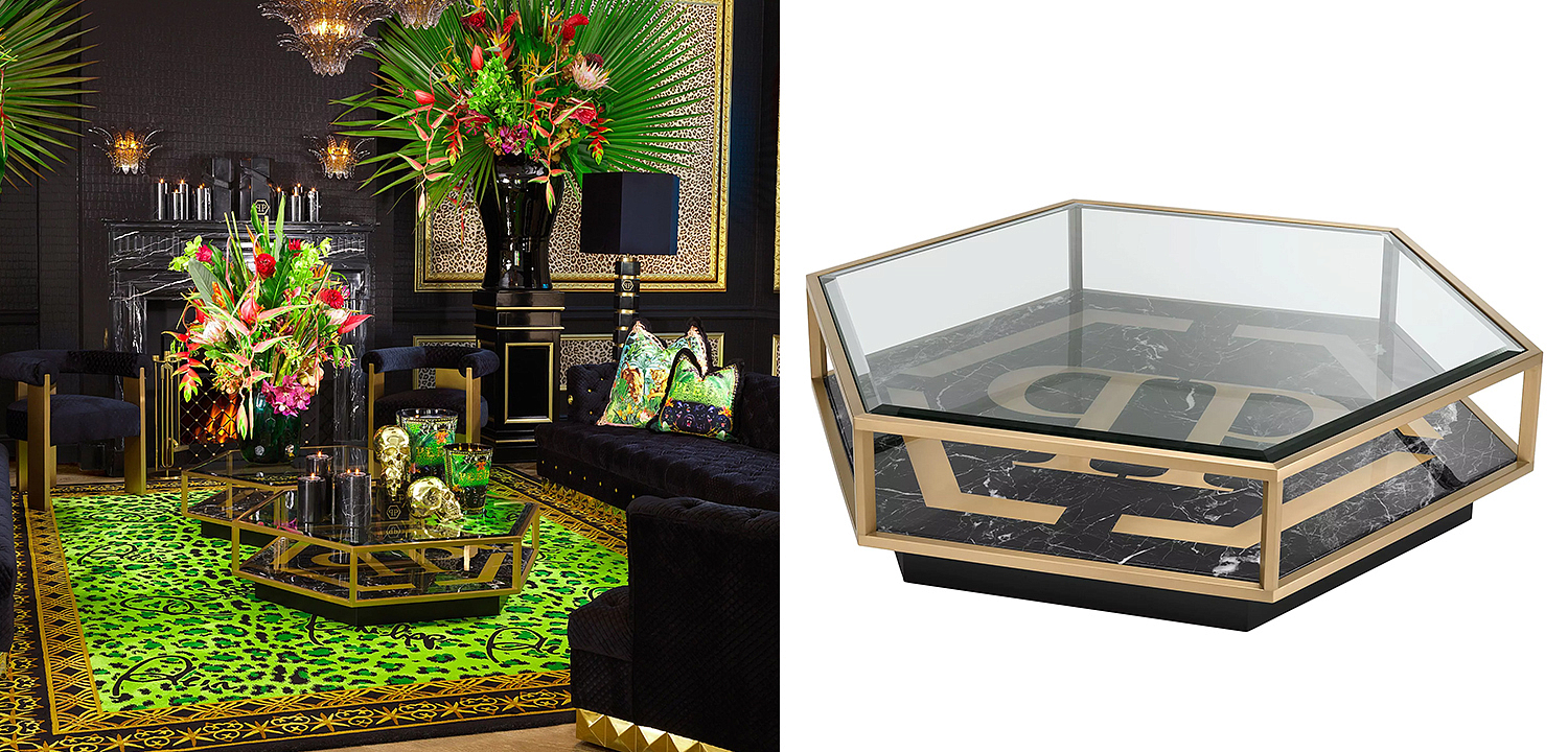 Кофейный стол Philipp Plein Coffee Table Falcon View Кофейный стол Philipp Plein Coffee Table Falcon View - Loft-Concept в Тюмени