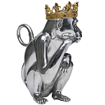 Статуэтка обезьяна в короне серебряная Golden Monkey варинант исполнения - 4 | Loft Concept в Тюмени