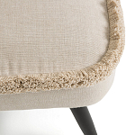 Кресло с декором бахрома Linen Fringe Chair Beige варинант исполнения - 6 | Loft Concept в Тюмени