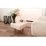 Керамический столик на деревянных ножках «Квадро» варинант исполнения - 8 | Loft Concept в Тюмени