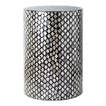 Столик круглый с инкрустацией Laura Black варинант исполнения - 1 | Loft Concept в Тюмени