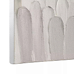 Панно декоративное с ручной росписью Gray Strokes варинант исполнения - 1 | Loft Concept в Тюмени