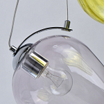 Люстра каскадная с 9-ю разноцветными стеклянными плафонами Kaleido варинант исполнения - 10 | Loft Concept в Тюмени