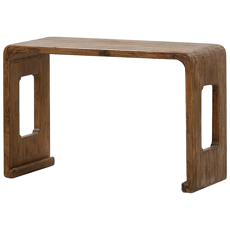 Деревянная консоль Plourde Wooden Console Коричневый Деревянная консоль Plourde Wooden Console Коричневый в Тюмени | Loft Concept