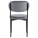 Стул с круглым сиденьем на металлическом основании ALFIE CHAIR Grey варинант исполнения - 3 | Loft Concept в Тюмени