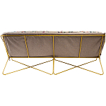 Трехместный диван на металлическом каркасе с цветочным принтом в стиле шинуазри Chinoiserie Birds on a Tree Sofa варинант исполнения - 6 | Loft Concept в Тюмени