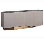 Комод со стеклянной столешницей и с выдвижными ящиками Minimalist Accent варинант исполнения - 1 | Loft Concept в Тюмени