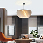 Подвесной светильник с белыми изящными декоративными лепестками Volumetric Petal Lamp варинант исполнения - 5 | Loft Concept в Тюмени