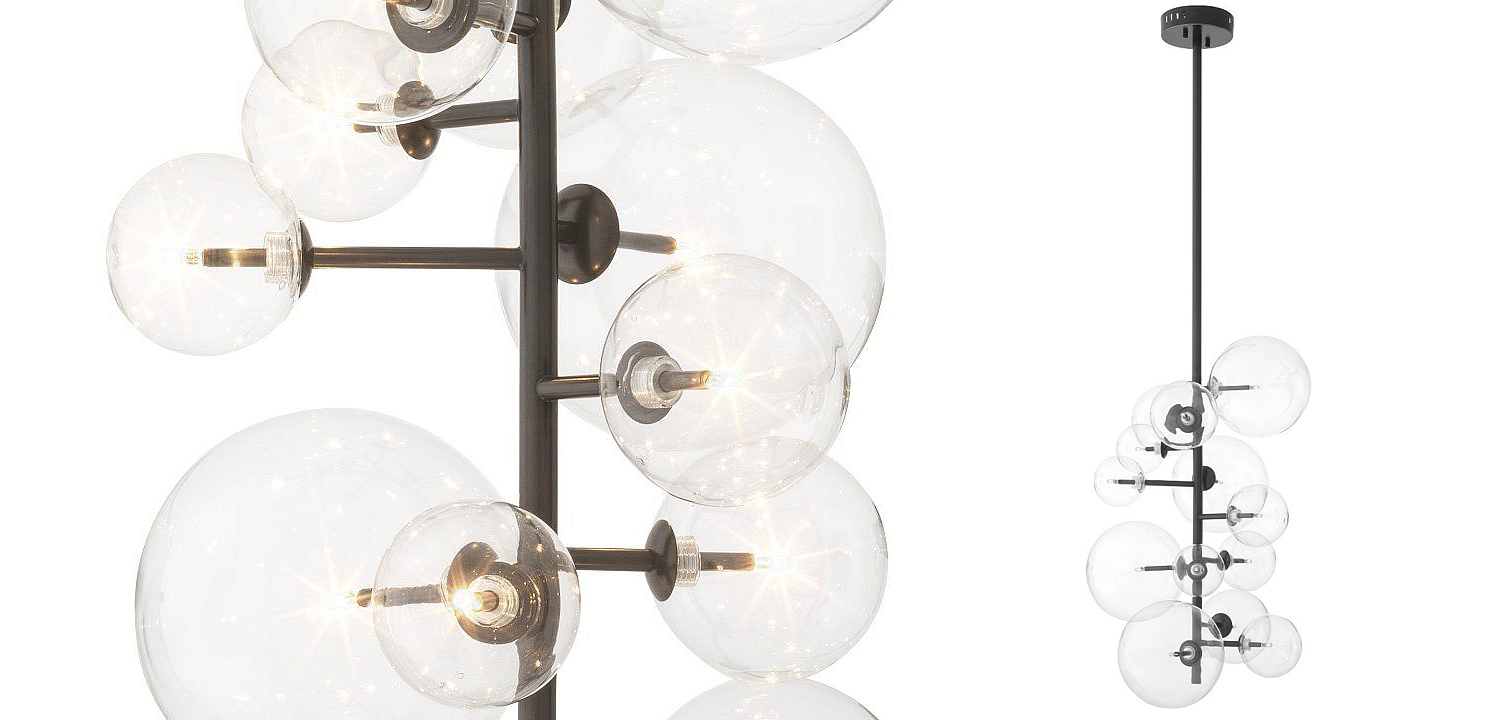 Люстра Eichholtz Chandelier Ezra Bronze Люстра Eichholtz Chandelier Ezra Bronze - Loft-Concept в Тюмени
