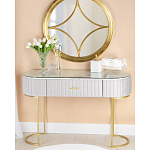 Консоль овальная на золотистых фигруных ножках Wall Console варинант исполнения - 4 | Loft Concept в Тюмени