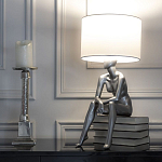Настольная лампа TERRAMI с абажуром варинант исполнения - 3 | Loft Concept в Тюмени