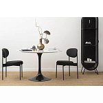 Стул мягкий Alfie Chair черный варинант исполнения - 6 | Loft Concept в Тюмени