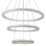 Многоярусная кольцевая люстра с хрустальным декором Gilbertine Crystals Ring Chandelier варинант исполнения - 1 | Loft Concept в Тюмени