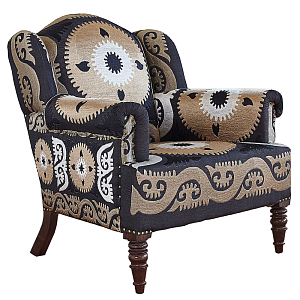Armchair Mandala Beige Ornament