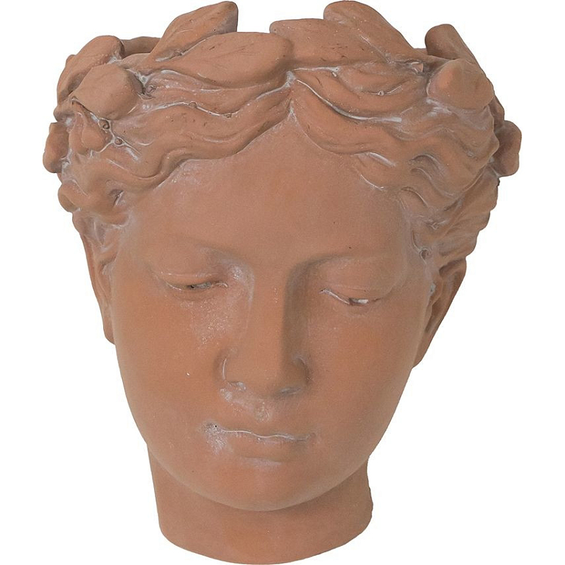 Кашпо Roman face Коричневый Кашпо Roman face Коричневый в Тюмени | Loft Concept
