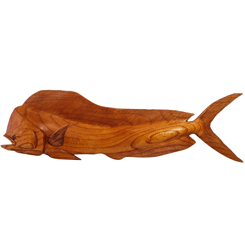 Статуэтка деревянная в виде рыбы Fish of the World Коричневый Статуэтка деревянная в виде рыбы Fish of the World Коричневый в Тюмени | Loft Concept