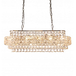 Люстра овальной формы хрустальная в неоклассическом стиле Majesty варинант исполнения - 5 | Loft Concept в Тюмени