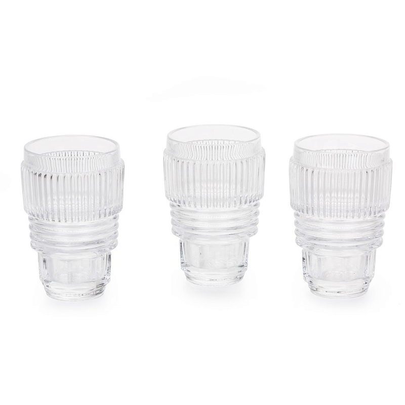 Набор Seletti Machine Collection Large set of 3 Прозрачное Стекло Набор Seletti Machine Collection Large set of 3 Прозрачное Стекло в Тюмени | Loft Concept