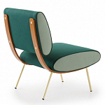 Дизайнерское кресло без подлокотников Gio Ponti ROUND D.154.5 Armchair варинант исполнения - 2 | Loft Concept в Тюмени