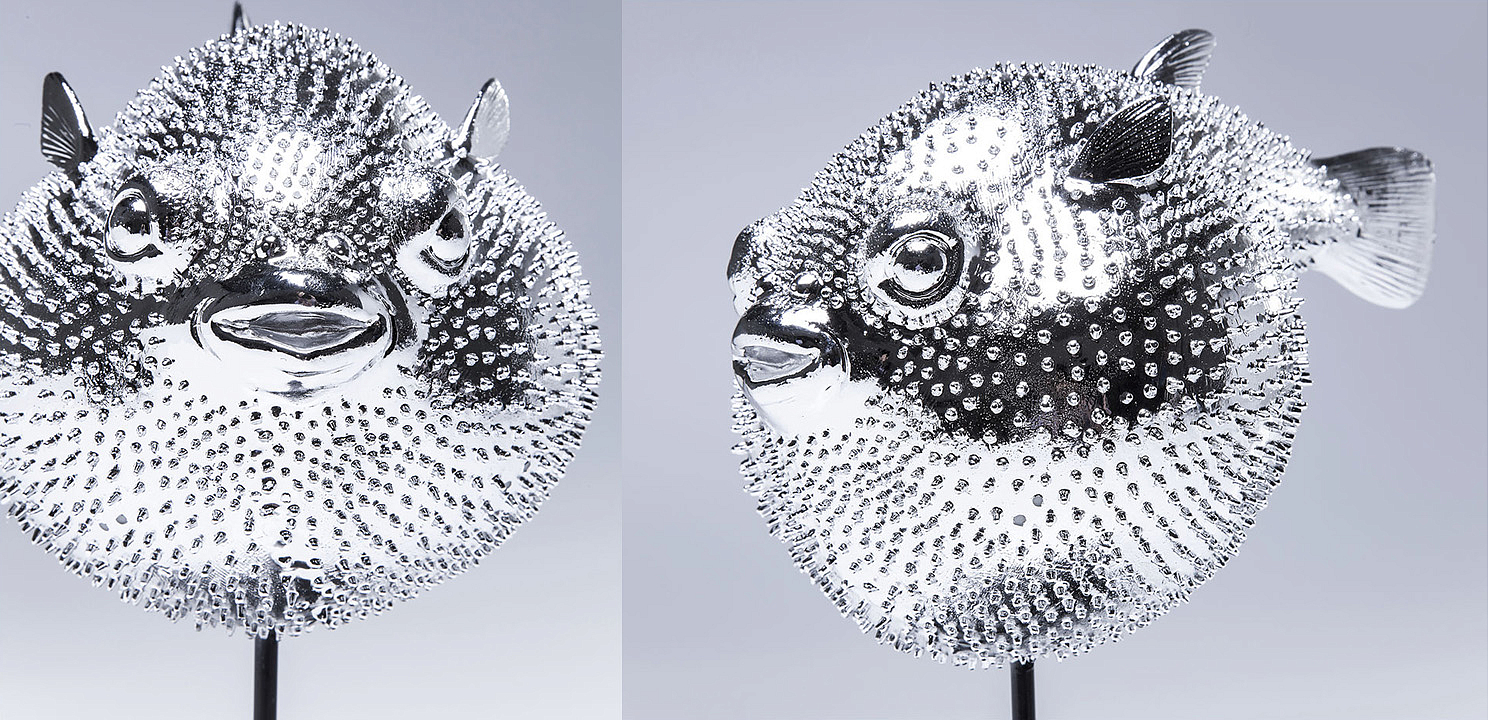 Статуэтка Silver Blowfish Статуэтка Silver Blowfish - Loft-Concept в Тюмени