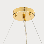 Люстра подвесная из золотых колец 57 см Golden Circles варинант исполнения - 11 | Loft Concept в Тюмени