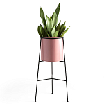Кашпо из металла Elevated Planters розовое варинант исполнения - 1 | Loft Concept в Тюмени
