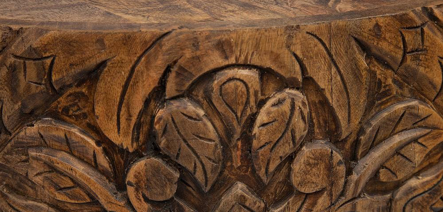 Кофейный стол Indian Carved Mango Tree  - Loft-Concept в Тюмени