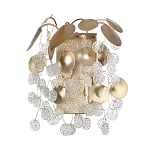 Бра с декоративными подвесками из прозрачного стекла в форме монеток FAIRYTREE Light варинант исполнения - 1 | Loft Concept в Тюмени