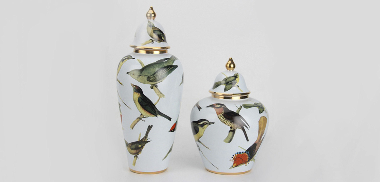 Ваза Blue Birds big Ваза Blue Birds big - Loft-Concept в Тюмени