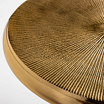 Кофейный стол из металла с круглой столешницей Table Gold Metal варинант исполнения - 5 | Loft Concept в Тюмени