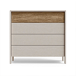 Комод 4 ящика с подсветкой на рельефном фасаде Warm Industrial варинант исполнения - 5 | Loft Concept в Тюмени