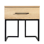 Тумба прикроватная с ящиком в стиле лофт Urban Style Space 2 варинант исполнения - 3 | Loft Concept в Тюмени