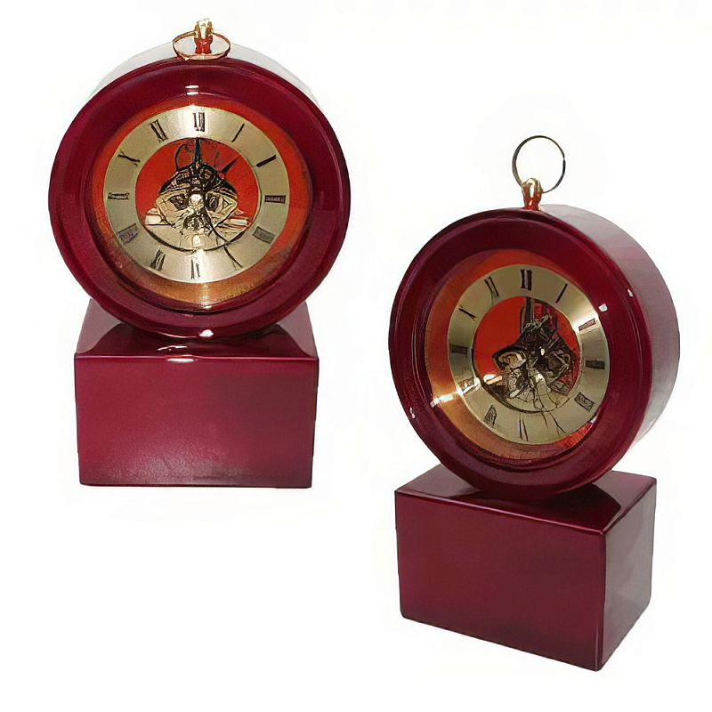 Часы настольные кварцевые Time Forward Коричневый Часы настольные кварцевые Time Forward Коричневый в Тюмени | Loft Concept