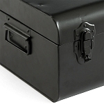 Металлический сундук Metal Chest Black варинант исполнения - 3 | Loft Concept в Тюмени