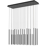 Люстра каскадная черная Black Cascade Chandelier варинант исполнения - 1 | Loft Concept в Тюмени