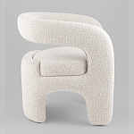 Кресло дизайнерское для лаунж зоны жемчужного цвета Pearl Lounge варинант исполнения - 8 | Loft Concept в Тюмени