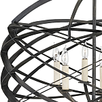 Люстра черная из эллиптических элементов Overlapping Orbits варинант исполнения - 1 | Loft Concept в Тюмени