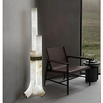 Торшер геометрический с тремя мраморными плафонами Marble Tripod варинант исполнения - 6 | Loft Concept в Тюмени