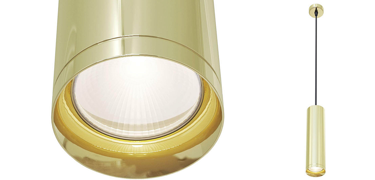 Подвесной светильник Trumpet tube gold 30 Подвесной светильник Trumpet tube gold 30 - Loft-Concept в Тюмени