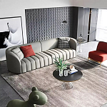 Дизайнерский журнальный стол на прозрачном основании Nofon варинант исполнения - 2 | Loft Concept в Тюмени