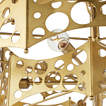 Люстра фигурная золотого цвета Corrugated Panels варинант исполнения - 2 | Loft Concept в Тюмени